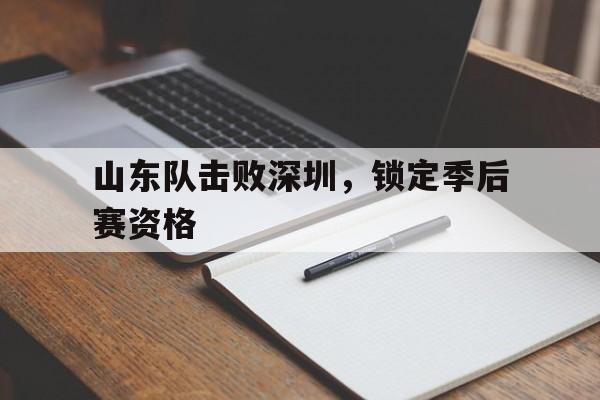 山东队击败深圳，锁定季后赛资格